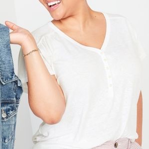 Old navy loose v-neck Henley tee